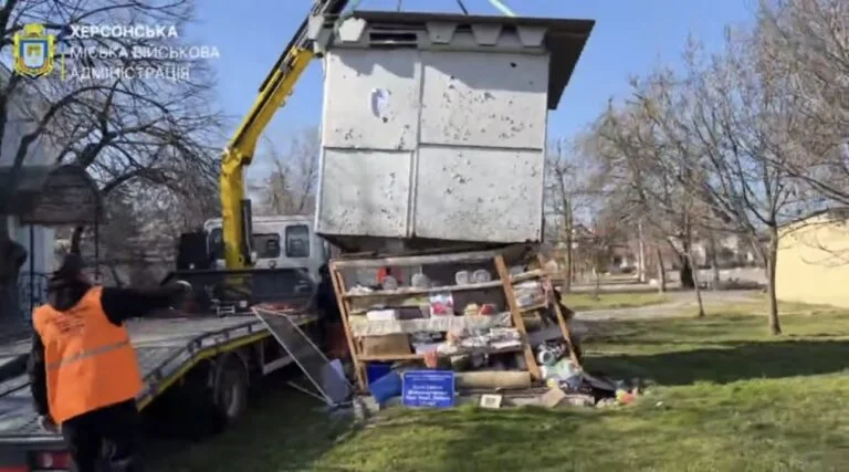 In Kherson, illegal MAFs are being removed: the City Military Administration explained where the property is going