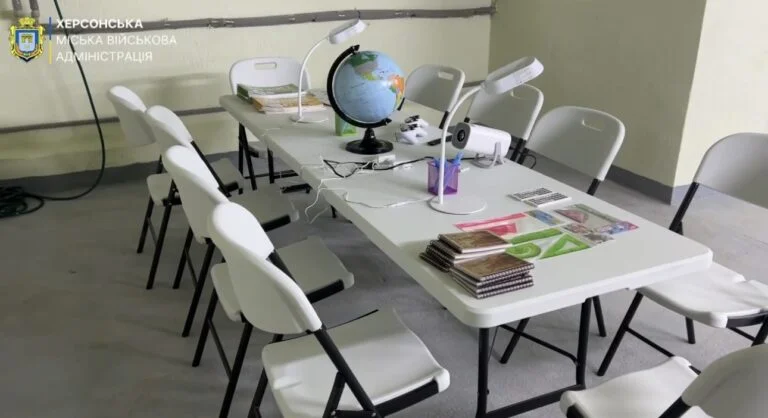 У Херсоні облаштували новий дитячий простір в укритті