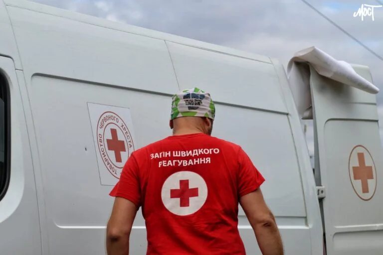 In Kherson, patients were evacuated from one of the hospitals due to the worsening security situation